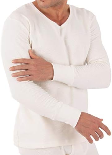 Хипоалергичен Мъжки Термо-базов слой Cottonique с Дълъг ръкав е Изработена от Органичен памук