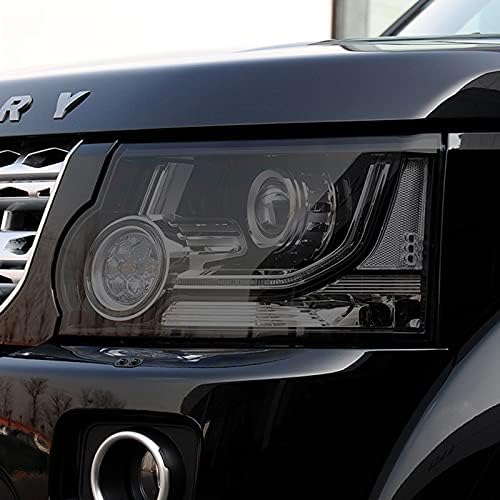 HLLebw Автомобили на Прожекторите Оттенък на Черна Защитно Фолио Прозрачен Стикер от TPU за Land Rover Discovery