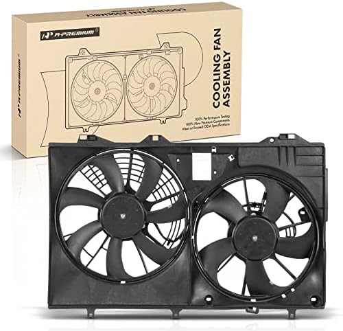 Вентилатор за охлаждане на радиатора на двигателя A-Premium в събирането, съвместим с Lexus RX350 2010-2015 и Toyota