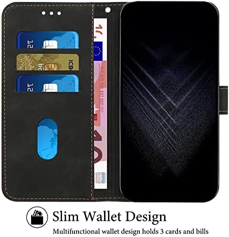 Защитен калъф-портфейл с кобур за Oppo A55 5G/A53S 5G/A54 4G, Ретро Калъф за телефон от изкуствена кожа, Кожен калъф-книжка с магнитна закопчалка, Притежател на кредитна карта,