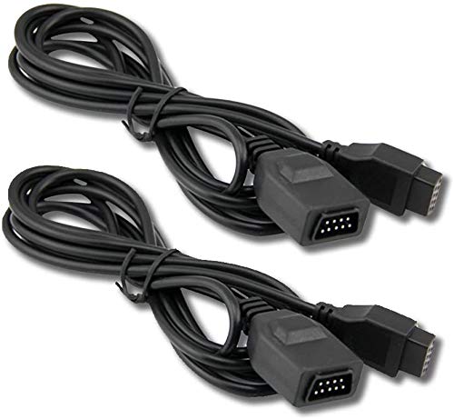 Удлинительный кабел на контролера EVORETRO-Черно двоен комплект, Sega Genesis