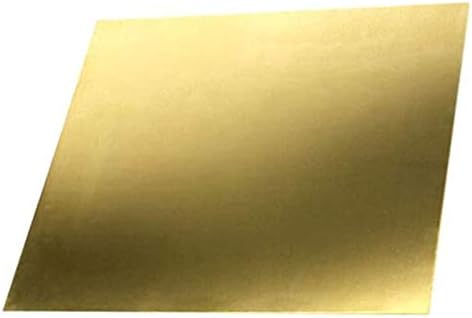 Дебелина на метални пластини, от меден лист LUCKNIGHT (0,5 мм) Ширина: 100 mm Дължина: Латунная плоча 100 мм