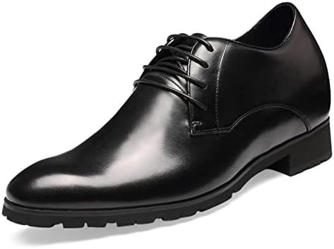 CHAMARIPA/Мъжки Оксфордские обувки с асансьор, Увеличаване на растежа, Модел обувки за Смокинг От Естествена кожа 3,15 инча