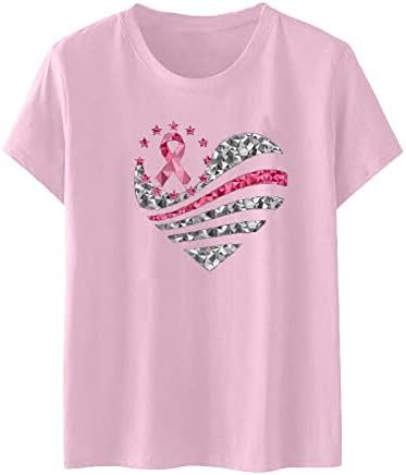 Дамски тениски за Късна закуска, Блузи с Къс ръкав, Ризи с Кръгло деколте, Ликра, Любовник с Графично Изображение на Рак