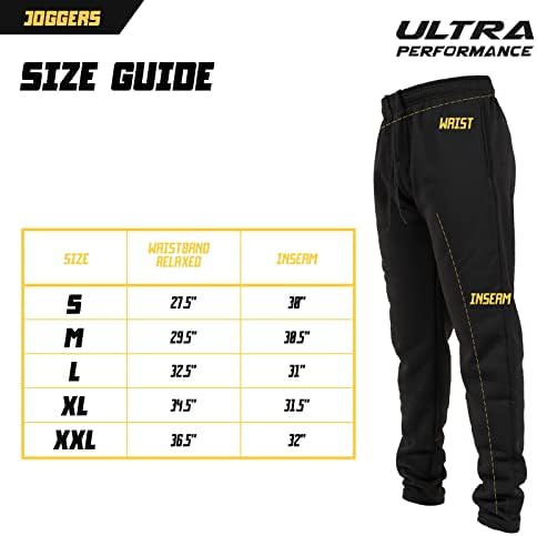 Мъжки Спортни Панталони Ultra Performance 3 в пакет с Отворен Дъното и Джобове, Всекидневни Спортни Панталони за Мъже