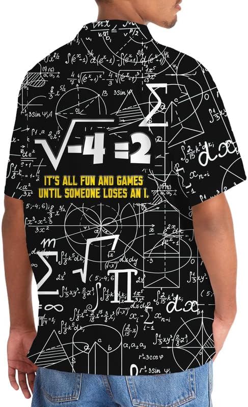 Мъжки ризи Adowniferta Science, Математика, Биология, Химия, Физика, Тениска Earth, Мъжка Риза с Къс ръкав копчета