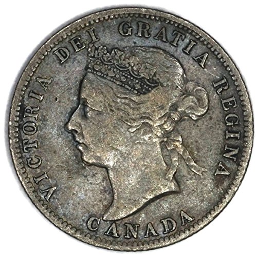 1900 КАЛИФОРНИЯ, Канада Виктория КМ 5 Избор за 25 цента Малки детайли