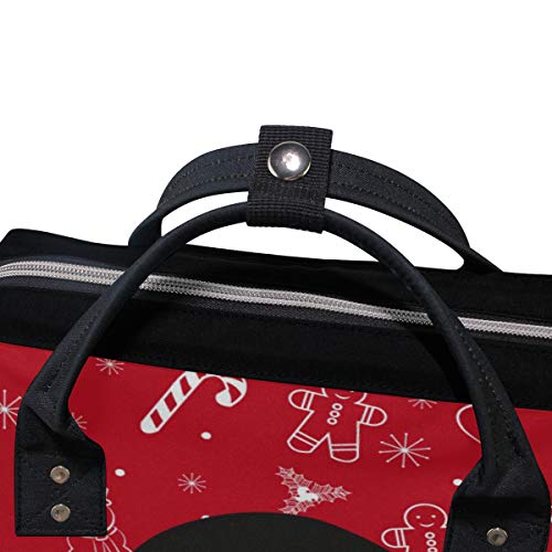 Чанта за Памперси ColourLife, Раница с Коледни Елементи във формата на Пингвин, Чанта-Тоут, Раница, Многофункционални