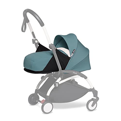Комплект за новородено BABYZEN YOYO 0+, Aqua - Включва и подложка, престилката, стойка за глава и калъф за краката е Необходима рамка на YOYO 2 (продава се отделно)