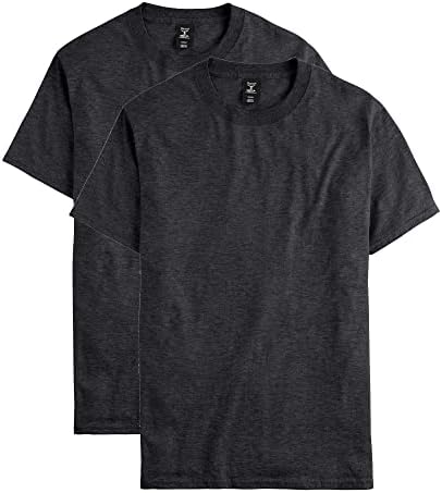 Мъжка тениска Hanes Силен с къс ръкав Value Pack (2) (достъпна във високия размер)