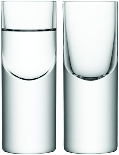 Чаша LSA International Анушка 1,7 течни унции прозрачна x 2, височина 4,75 инча, Комплект от 2