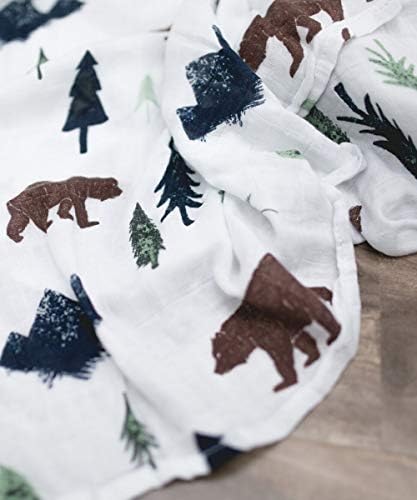 Пеленальное одеяло SARANONI Луксозни Декоративни Детски Муслиновые скъпа промяна Одеяла (Yosemite)