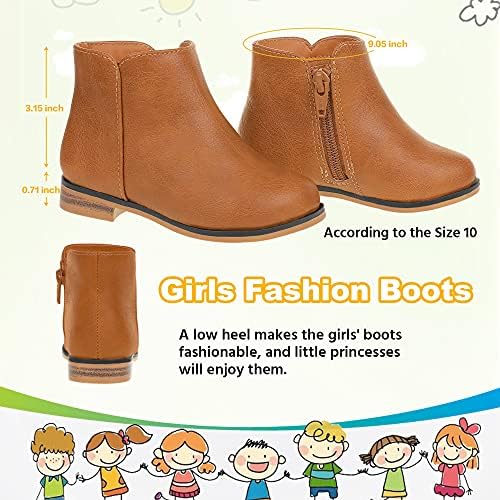 Fupoia/ Обувки за момичета, Детски Ботильоны за момичета, Обувки със страничен цип, Модни Обувки за момичета, Късите Велурени