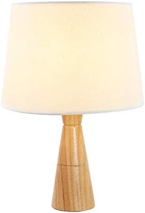 GUOCC Модерна и Креативна, Романтична, Проста и Модерна Самостоятелна Настолна Лампа, Дървена стойка за лампа,