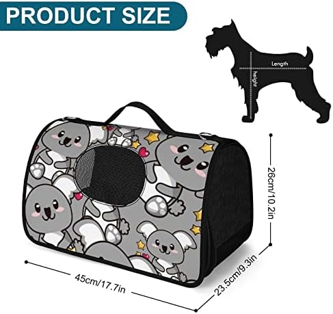 Малко сладко СумочкаЩенка-Носене Klola Pet Carrier за Носене Чанта за Пътуване на Открито, Разходка Из Магазините