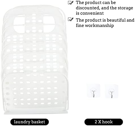 Чекмеджета за съхранение на дрехи Кошница за дрехи Монтиране на Багажник: Сгъваема Пластмасова Малка Количка за мръсно бельо