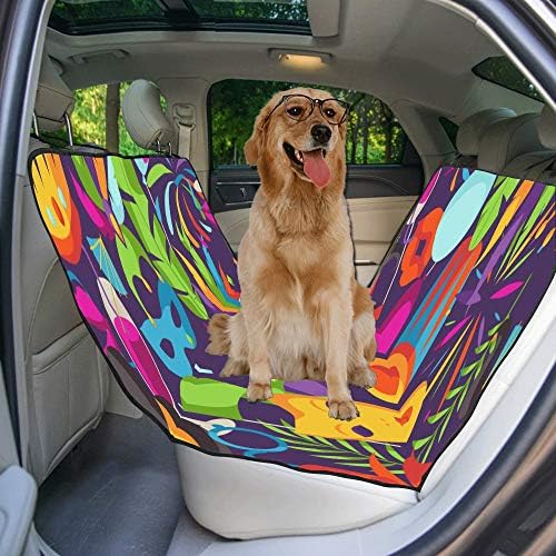 Калъф за седалка кучета ENEVOTX Обичай с Висок Барабан Изкуство, Национален Стил за Печат, Покривала за автомобилни седалки