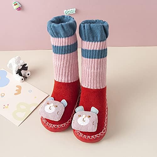 Есенно-Зимни Детски чорапи За момчета и момичета, Обувки за Нескользящего на пода В помещението, Детски Спортни Обувки