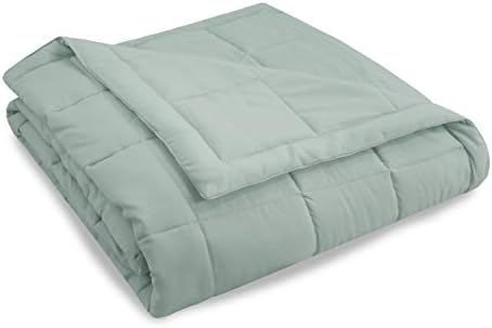Алтернативно Одеяло от Микрофибър Serta Air Dry Box С Пълнеж от Микрофибър, Близнак, Индиго