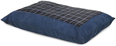 Възглавница-легло DOSKOCIL Aspen в клетка за домашни любимци, 27 x 36, Синя / Кафява / Сивата гама