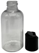 Natural Farms 2 унции Прозрачни бутилки Boston, които НЕ съдържат BPA - 6 Опаковки на Празни контейнери за Многократно