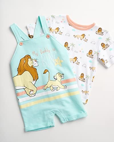 Комплект тениски за малки момчета на Disney Baby с Мики Маус, Цар Лъв, Мечо Пух (от 0 до 3 години)