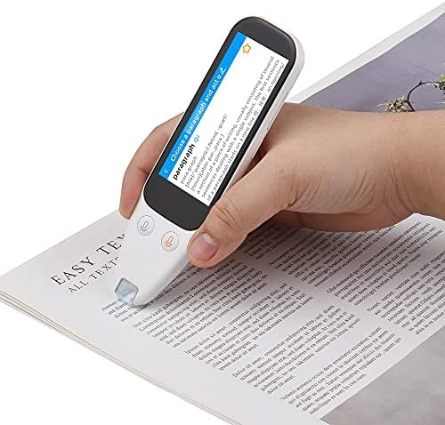 ZCMEB Преносима писалка за сканиране и превод, устройство за четене на изпити, устройство за превод на глас, сензорен екран,