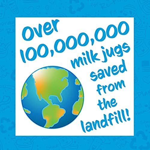RE-PLAY Произведено в САЩ Набор от лъжици и вилици за хранене на деца 8pk | е Изработен от екологично чиста рециклирана млечни делви, които не съдържат бисфенол А - Почти ?
