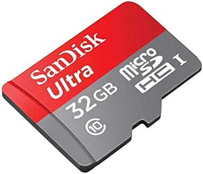 Комплект карта памет SanDisk 32GB Micro SDHC Ultra Работи с Samsung Galaxy S10, S10 +, S10e Phone Class 10 (SDSQUAR032G-GN6MN)