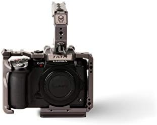 Наклонен комплект Panasonic от серията GH A - Tilta Сиво | е Съвместим с камери Panasonic GH4, GH5, GH5S | Быстроразъемные плоча, Съвместими с Manfrotto, в комплект Arca | TA-T37-A-G