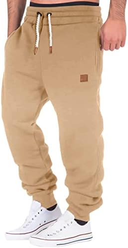 Askelly / Мъжки Спортни панталони с джобове, Мъжки Основни спортни Флисовые панталони за джогинг - Обикновени и по-Големи