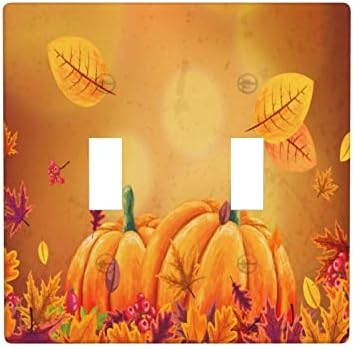 Есента, Есента и Слънчоглед, Тиква Двойна Банда Барабанен Декоратор на Кутията на Ключа на Светлината, на Деня на Благодарността