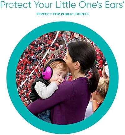 KidCo Whispears - Слушалки за защита на ушите на бебето, слушалките с Шумопотискане за бебета, малки деца по-малки