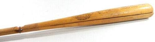 1950-1952 Ърл Рап Подписа Използвана Бейзболна бухалка Hillerich & Bradsby С Автограф Игри - Използваните Бейзболни бухалки MLB