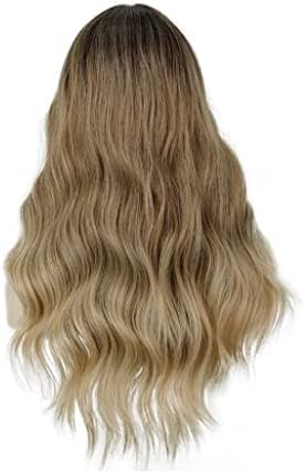 Перуки перука с дълга и къдрава коса перука за жените Дълги къдрави перуки 26 инча естествени пухкави устойчиви за