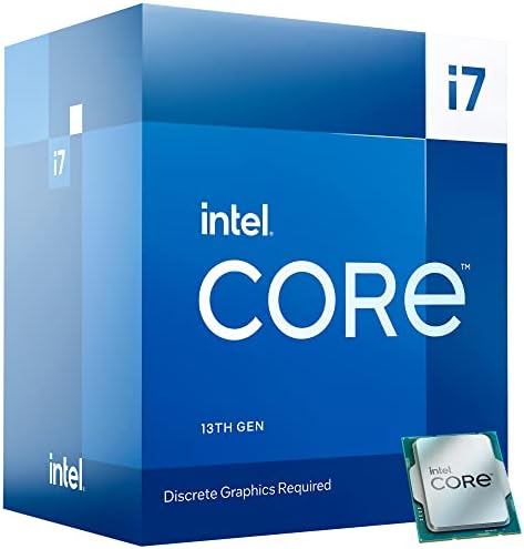 Настолен процесор Intel Core i7-13700F с 16 ядра (8 P-ядки + 8 E-ядра), кеш-памет 30 MB честота до 5,2 Ghz