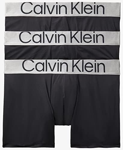 Мъжки слипове-боксерки на Calvin Klein от рециклирана стомана, Micro 3 в опаковка