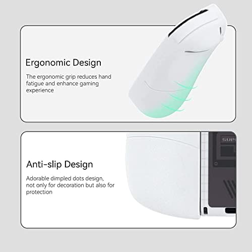 Ретро Мек силиконов защитен калъф GeekShare, съвместим с OLED-конзола Nintendo Switch и Joy Против - Тънък калъф