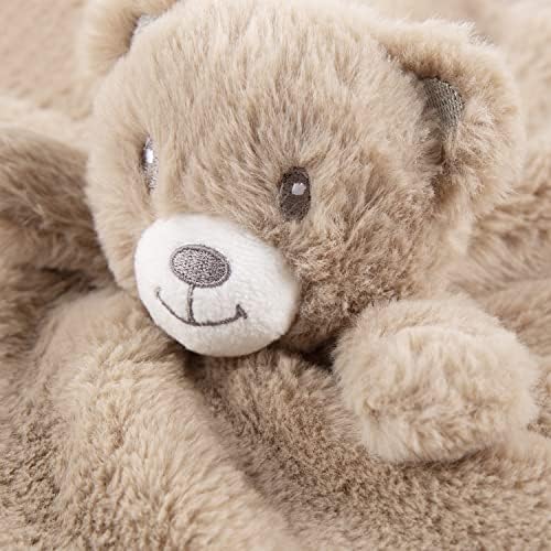 Защитно Одеяло BEILIMU Baby Bear, Меко Норковое Плюшевое Одеяло с Чудесни животни, Унисекс, Сладък Подарък за