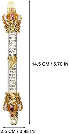 Вратата Дидисеона Мезуза с Преобръщане Религиозен Стълб Мезуза Метална Еврейска Мицва Вратата на Еврейската Mitzvahs