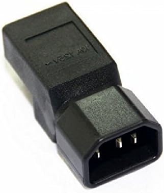 Адаптер за захранване на UPS BLUEXIN PDU с 3-пинов конектор, САЩ NEMA 5-15R Жена до штекерному конектора IEC 60320-C14