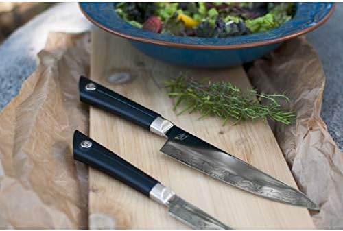 Шун прибори за хранене Sora Chef 's Knife 6, Лек, Маневрен с Кухненски нож в азиатски стил, подходящ за универсална