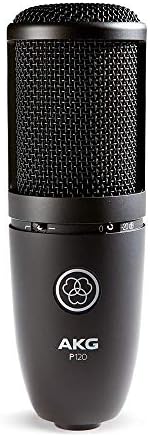 Комплект високо-производителни микрофони, записващи общо предназначение AKG P120 с десктоп ножничной поставка за стрели,