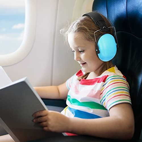 3 Опаковки на детски слушалки за защита на ушите, защитни слушалките с шумопотискане на 26 db с Регулируема лента за глава,