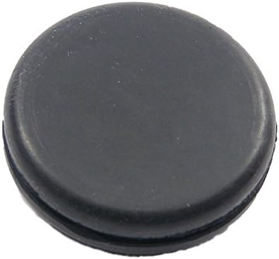 Гумена капачка Dangoodbuy с дупка с диаметър 1 инч и с дебелина на панела 1/16 инча (2 опаковки)