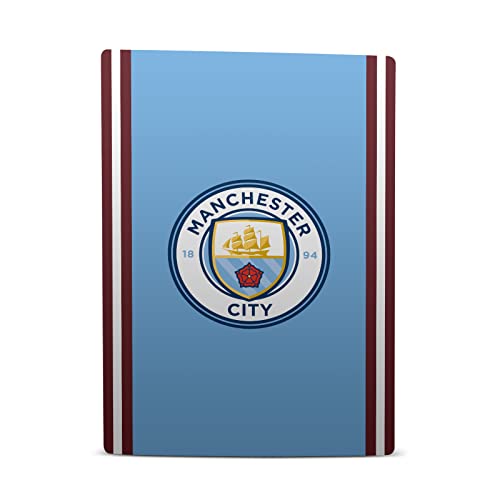 Дизайн на седалките за главата Официално Лицензиран Manchester City Man City FC 2022/23 Home Kit Лого Vinyl Стикер На Предната
