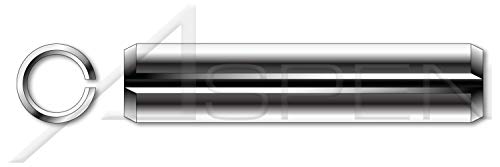 (100 бр.) M10 X 80 мм, ISO 8752, Метричен, Извити Щифтове с прорези, Сверхпрочный, Неръждаема стомана AISI 301