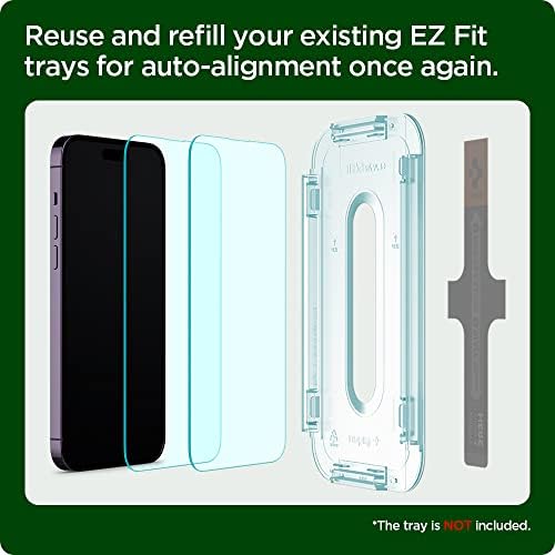 Защитно фолио за екран от закалено стъкло Spigen [GlasTR EZ FIT Пълнители] са предназначени за iPhone 14 Pro Max