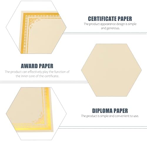 STOBOK 8 Листа Хартия за печат на сертификати на Хартията, за връчване на сертификати за премия сертификати Празна