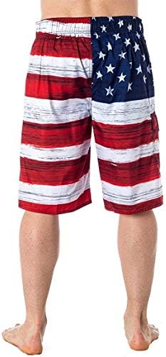 Лицензирана облекло САЩ-Мъжки Шорти Mart, Вдъхновени от флага на сащ
